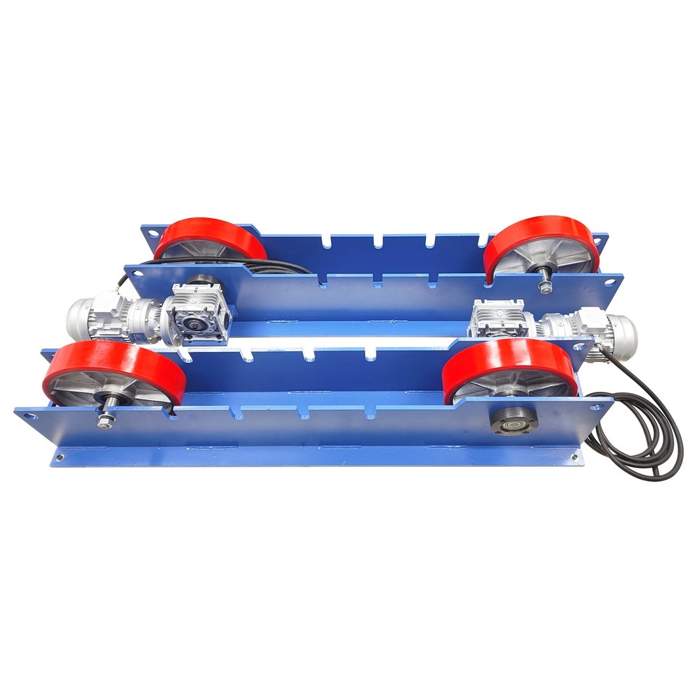 6600LBS Adjustable Welding Turning Rollers 220V Remote Control Dual Motor Drive