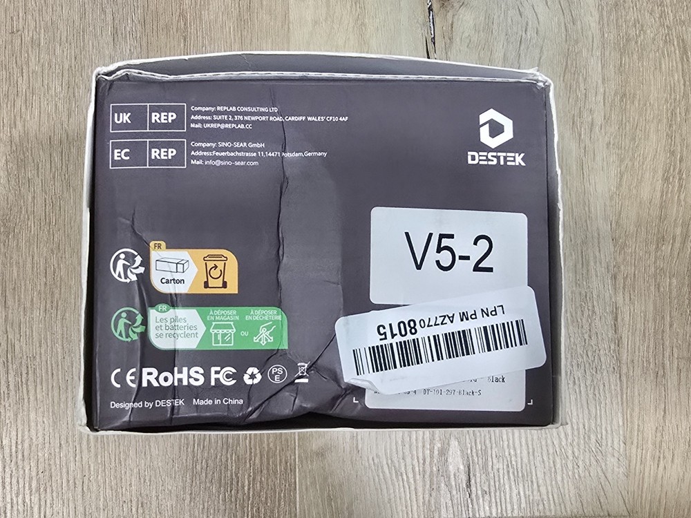Destek VR5 Smartphone VR Headset w Controller Black