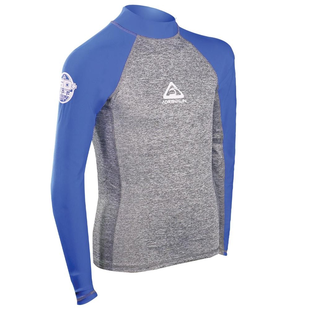 Adrenalin Beach Junior Long Sleeve Rashie (Blue) - Size 10