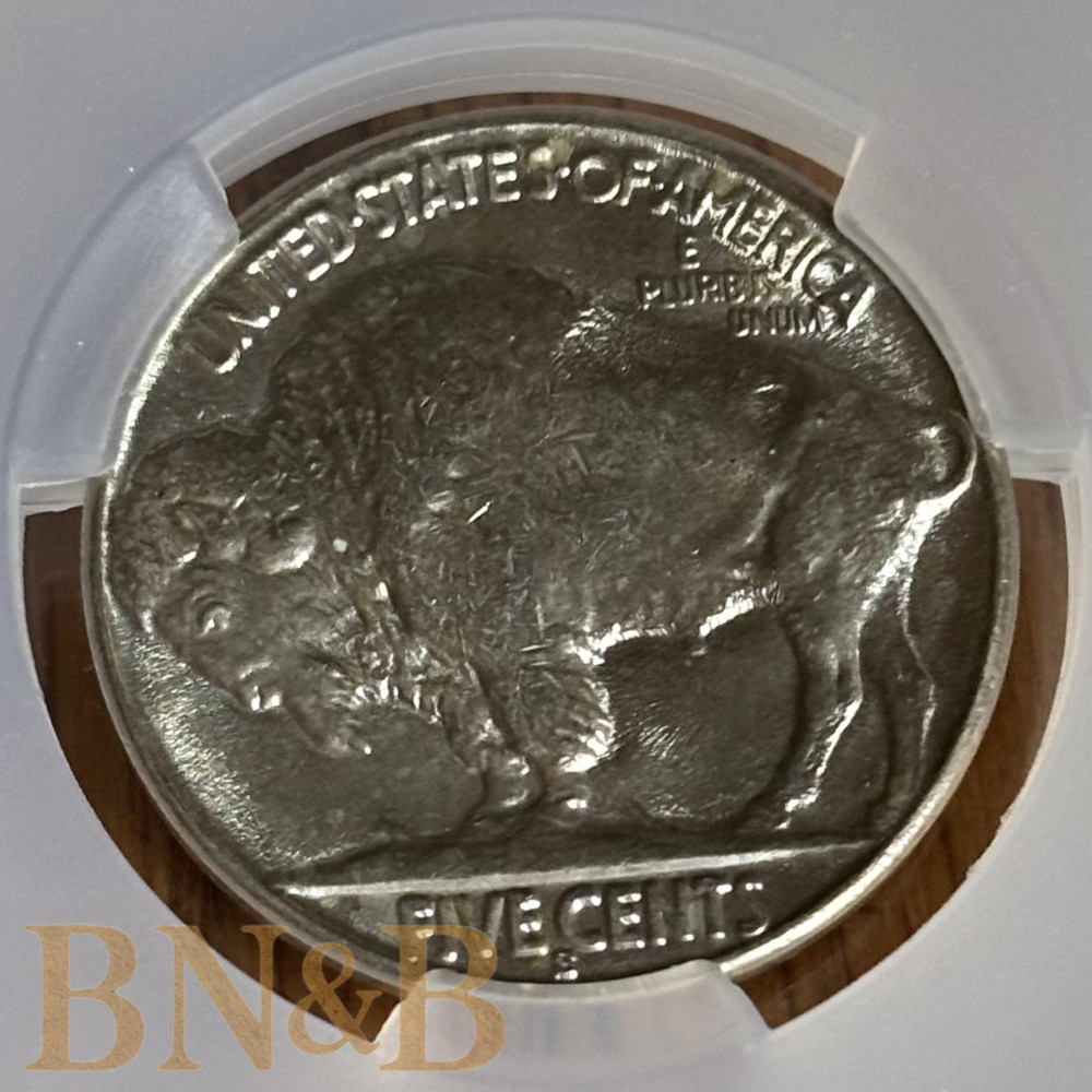 1937-S Buffalo Nickel CAC MS 64