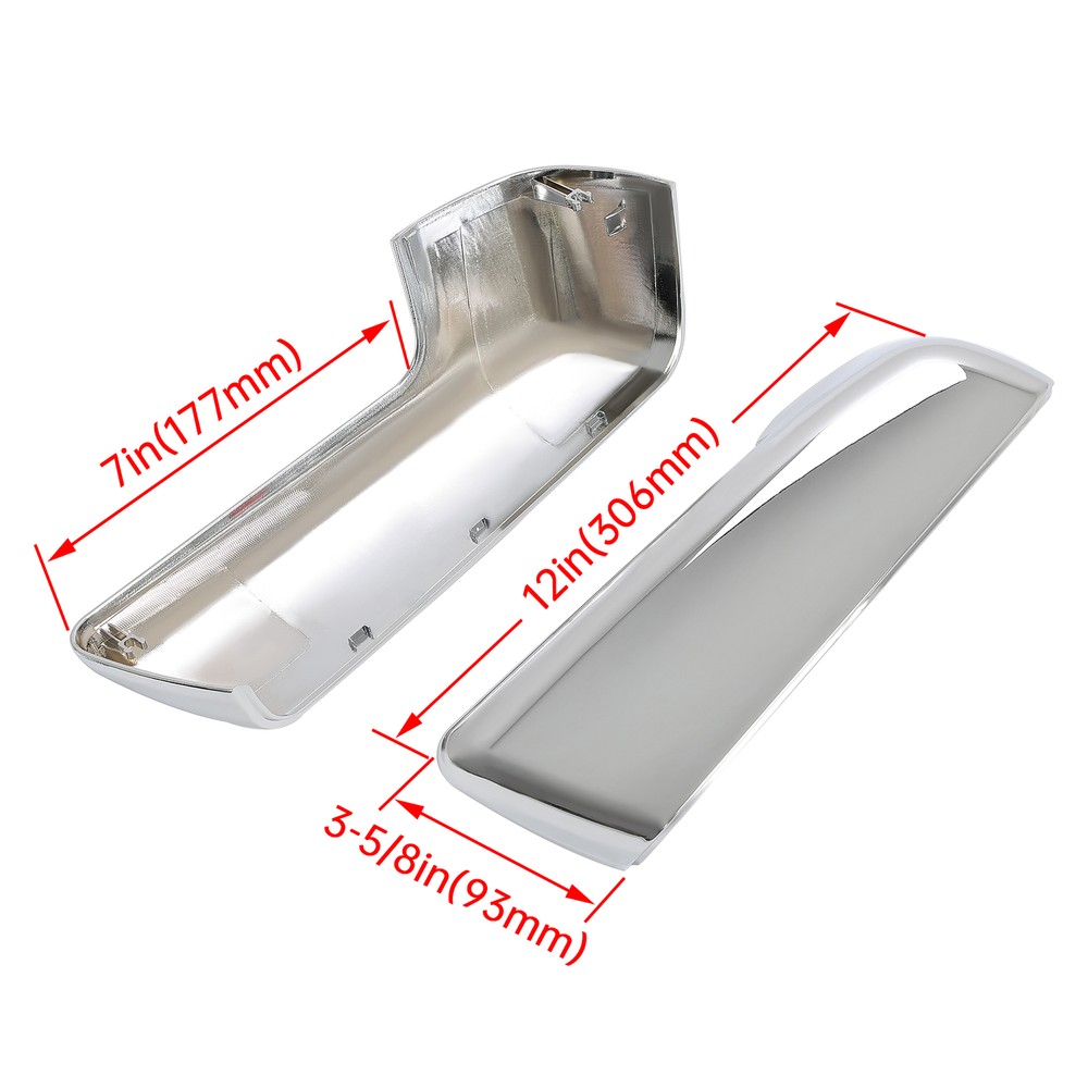 For Chevy Silverado 1500 2019-2024 Pickup Chrome Replacement Mirror Cap Covers