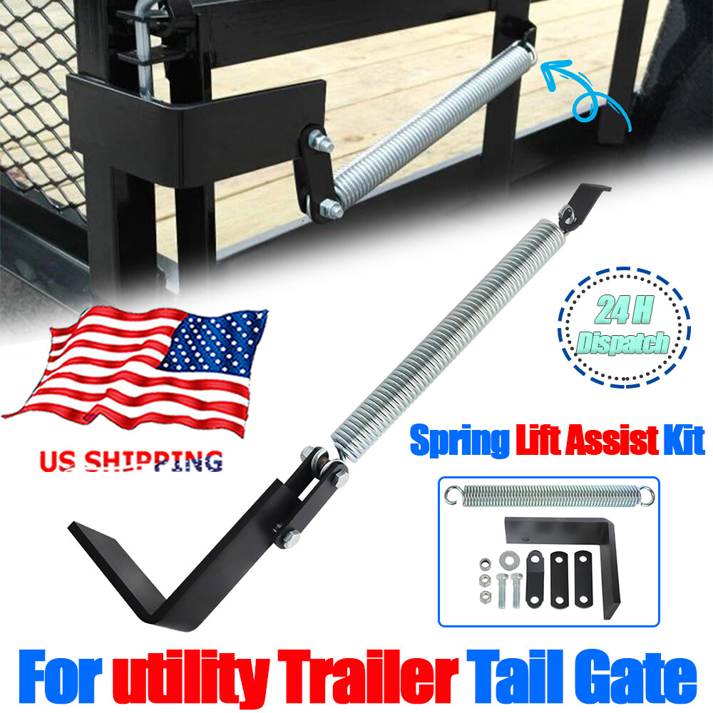 Trailer Tail Gate Spring Lift Assist Kit For Utility Trailer Tailgate Lifting US
