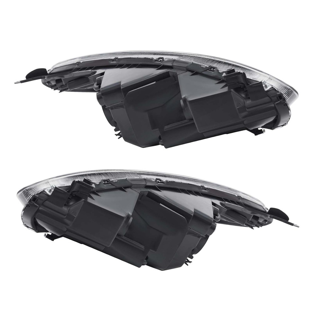 2011-2014 2 Halogen Headlamp Assembly Replacement Pair Clear Lens