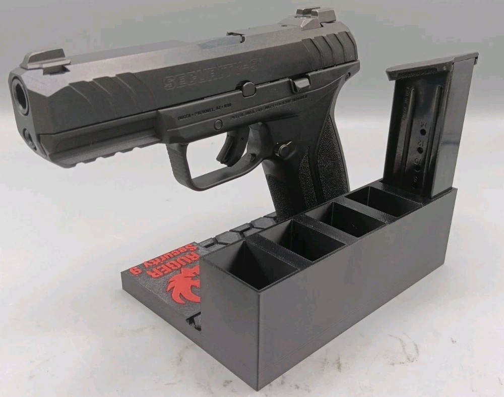 Ruger Security 9 Pistol Display Stand Holds 5 Magazines – Multiple Colors