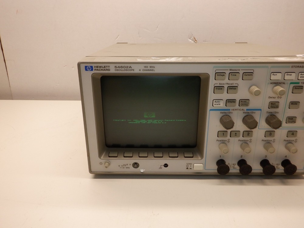 HP 54602A 4 CHANNEL OSCILLOSCOPE