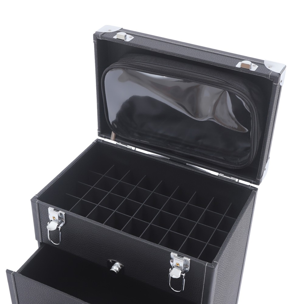 Professional Rolling Makeup Train Case Cosmetic Trolley Makeup Storage Organizer