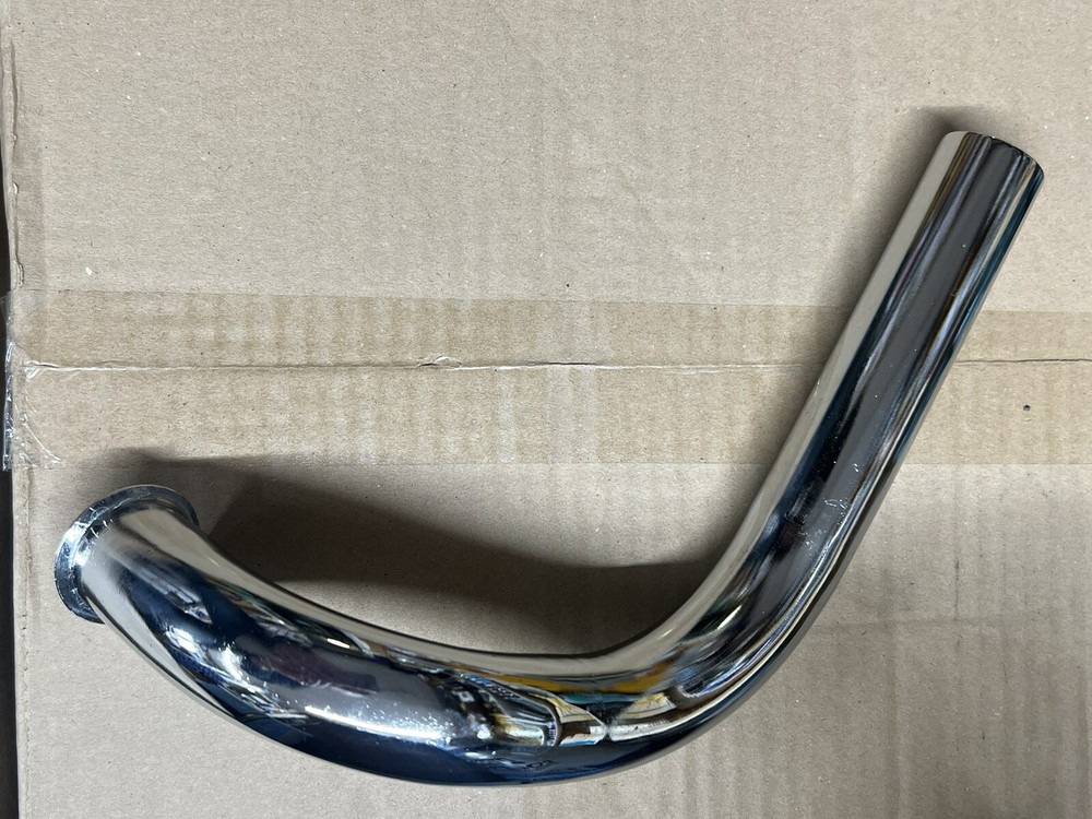 YAMAHA FS1E FRONT PIPE EXHAUST CHROME 32MM