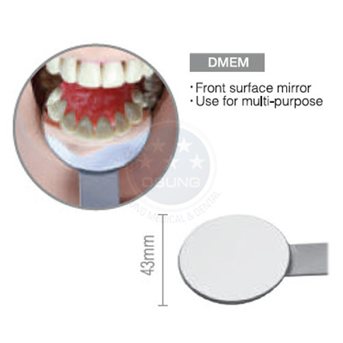 Dental Large Size Mouth Front Surface Mirrors, 2 styles C-1001