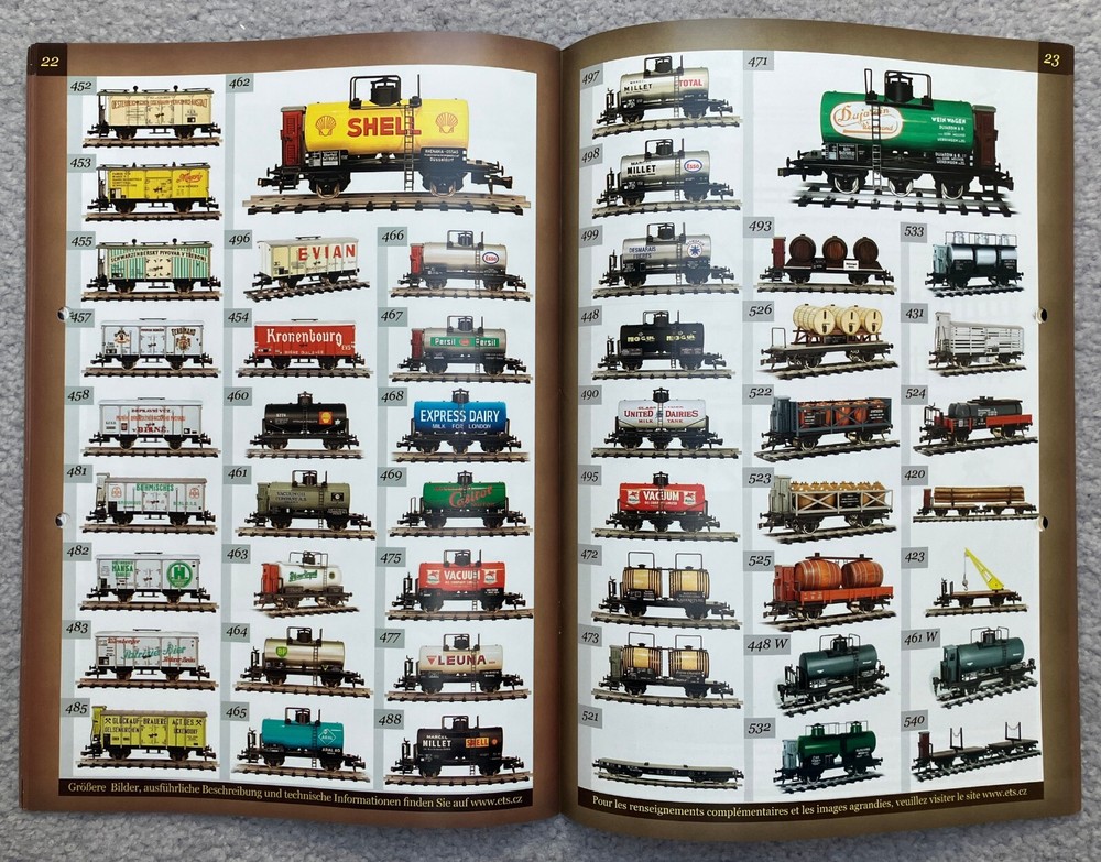 2012 ETS Electric Train Systems Catalog O Gauge – 32 Pages