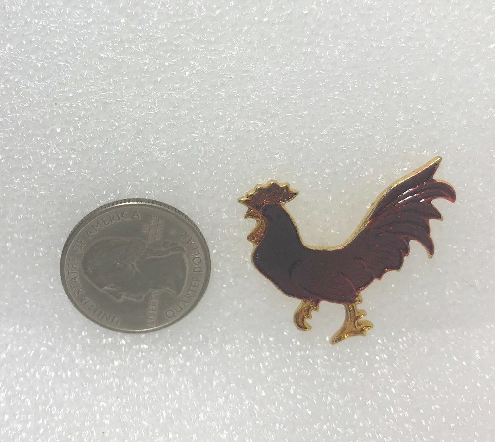 Red Rooster Pin