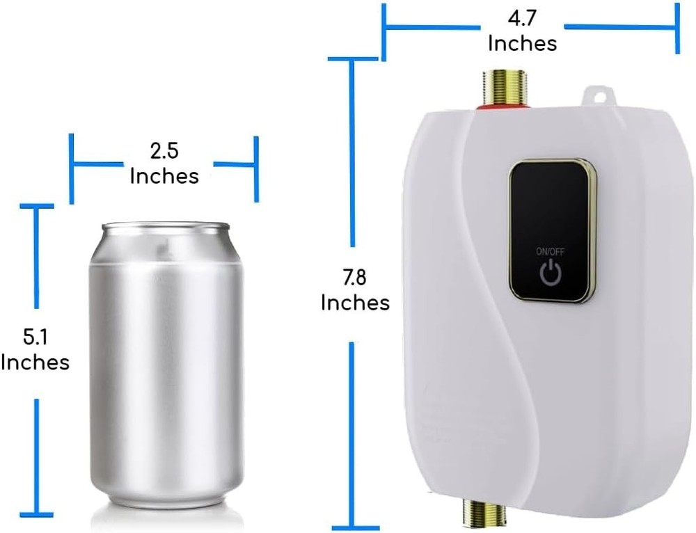 Compact Water Heater Electric Hot Water Heater Under Sink Mini - 3000W 110V