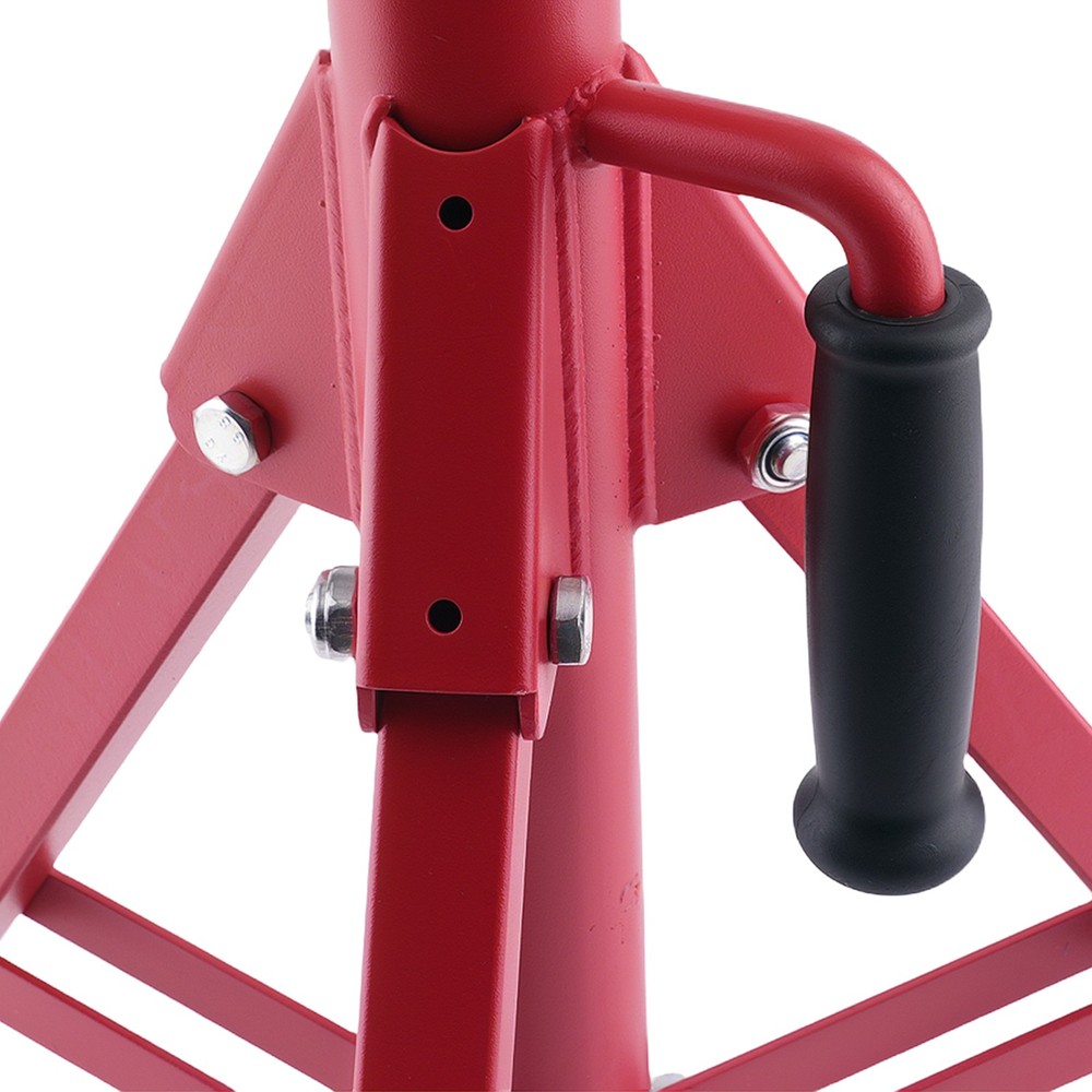 Heavy Duty Adjustable Roller Stand 2500lbs 27.6-52in Triangular Base Steel
