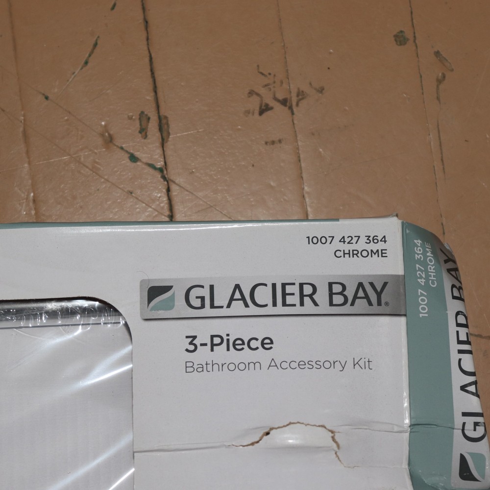 Glacier Bay Bath Hardware Set Chrome 20118-8801