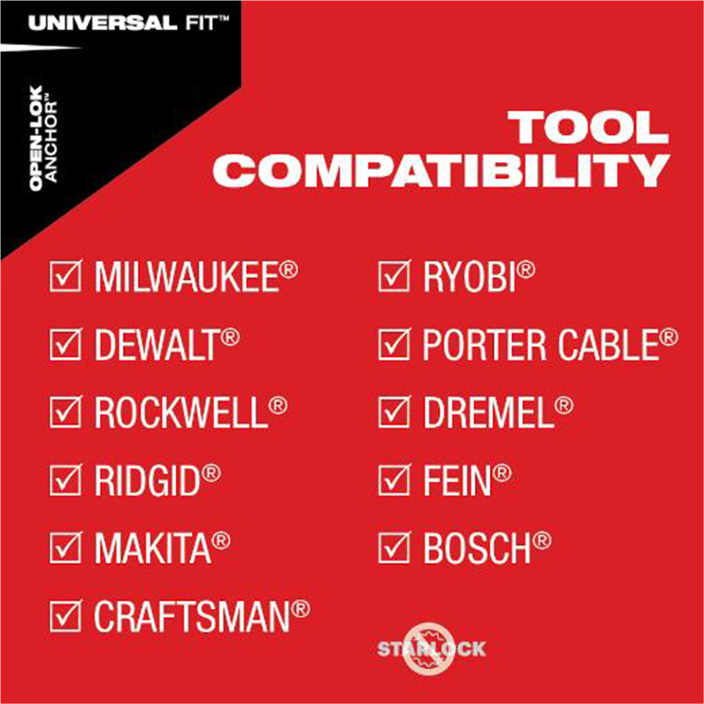 Milwaukee Tool OPEN-LOK All-Purpose Multi-Tool Blade Variety Pack 3PC