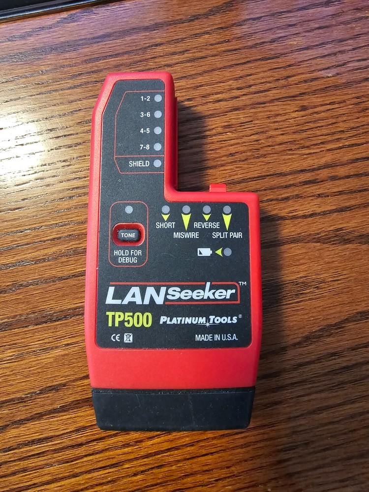 PLATINUM TOOLS LAN SEEKER TP500, main unit only