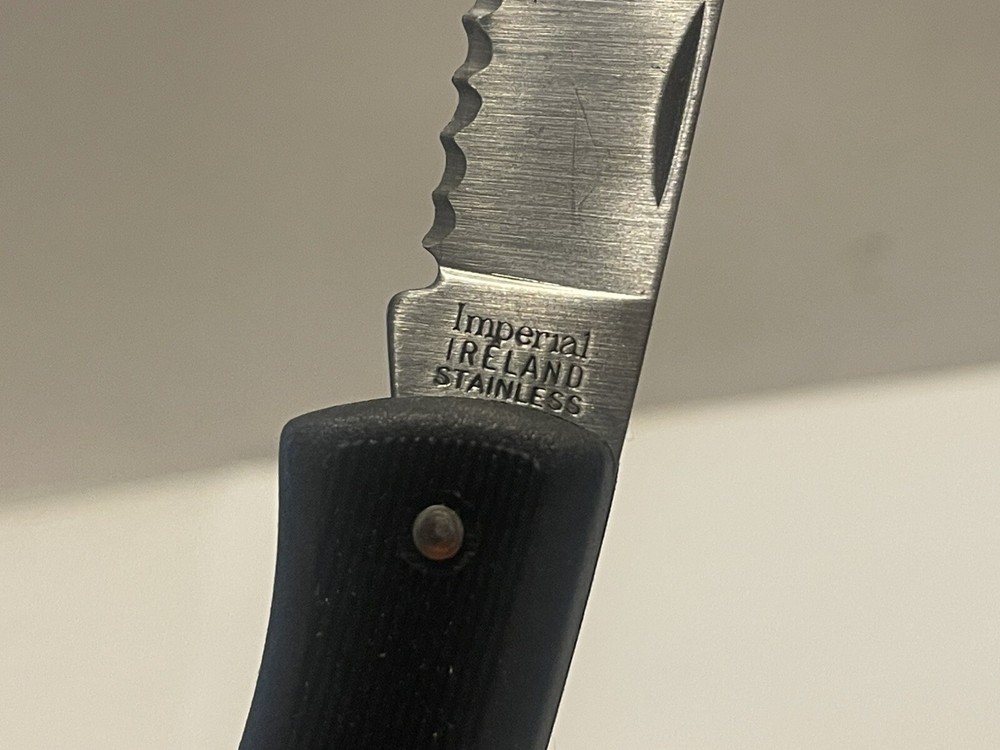 Vintage Imperial Stainless Lockback Folding Knife