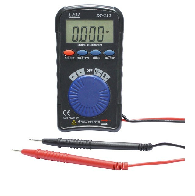 CEM DT-111 Mini Pocket Digital Multimeter Data Hold Max Hold Auto Power Off