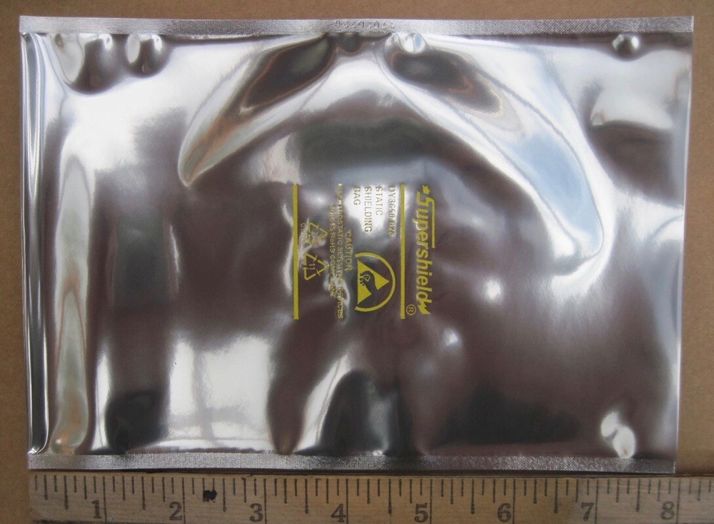 1,000 5x8" Open-Top Dou Yee Static Shield Bags