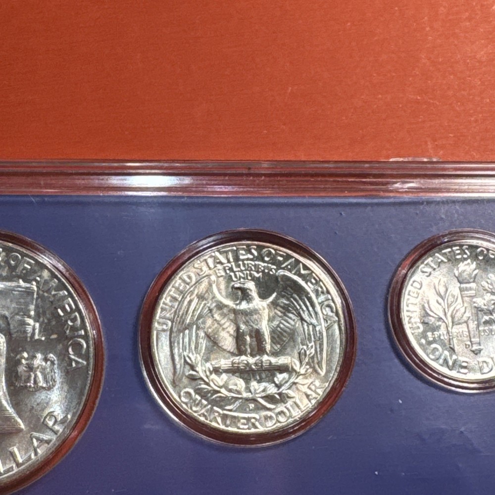 1957 D Denver Mint Coin Set 90% Silver