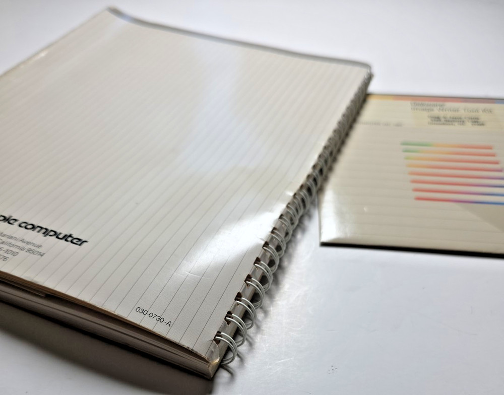 Apple ImageWriter Owner's User Manual Reference with Imagewriter Tool Kit disk