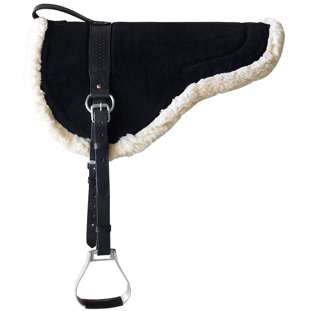HILASON Natural Horsemanship Leather Bareback Western Treeless Saddle Pad |