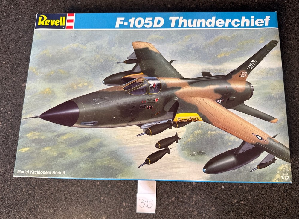 1/72 Monogram Revell USAF F-105D Thunderchief 4363