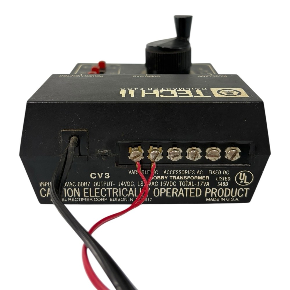 Vintage MRC Tech II 2 Railmaster 2400 Railroad Model Train Control Transformer