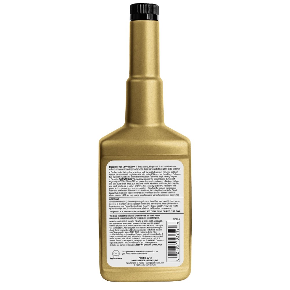 (2 pack) Diesel Injector & DPF Flush 12-OZ