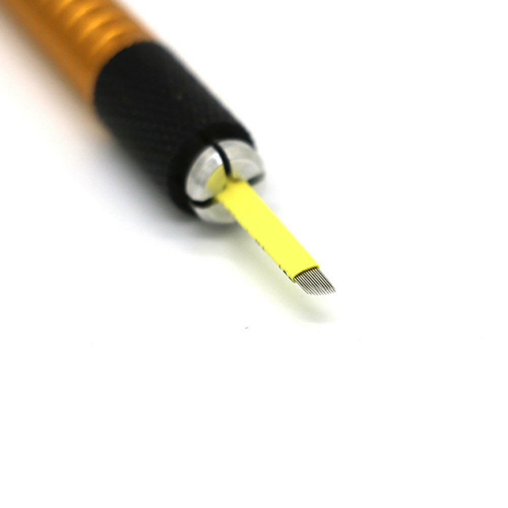 Double Line 23 Pins Microblading Eyeliner Needles Permanent Makeup Eyebrow Blade