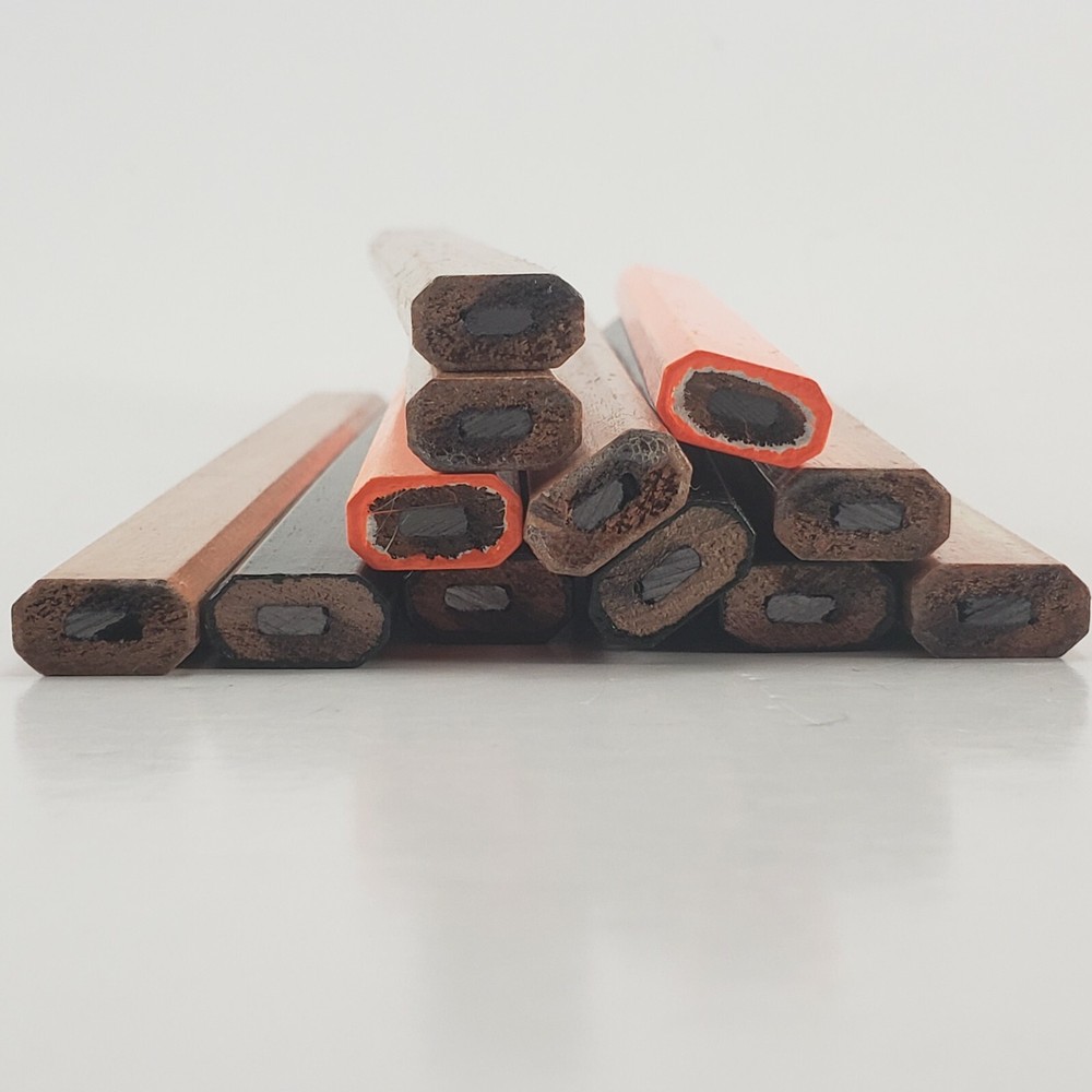 12 Pack Dixon Carpenter Pencils 7 Inch Medium Drywall Construction Marking Tools