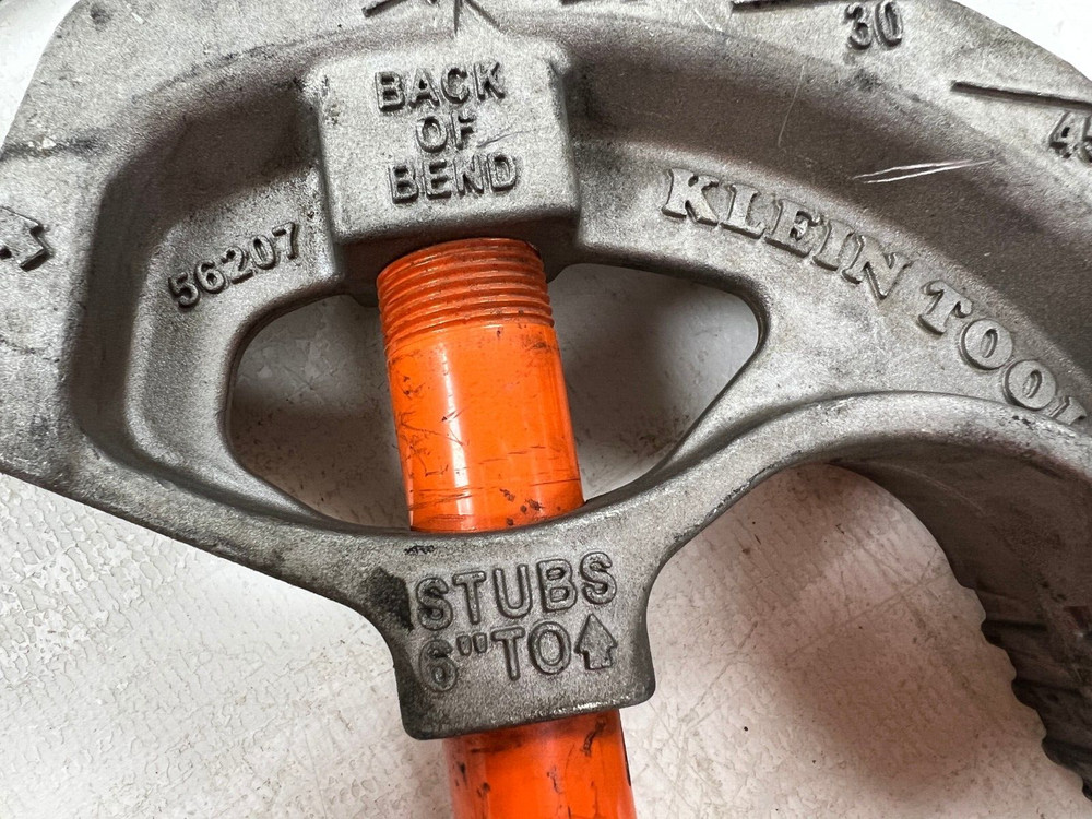 👀 KLEIN TOOLS 3/4" EMT 1/2" RIGID 1/2" IMC CONDUIT BENDER 56207
