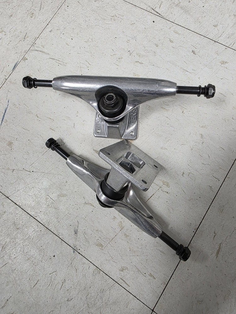 Tensor Silver Skateboard Trucks Pair Set for Skateboard Deck