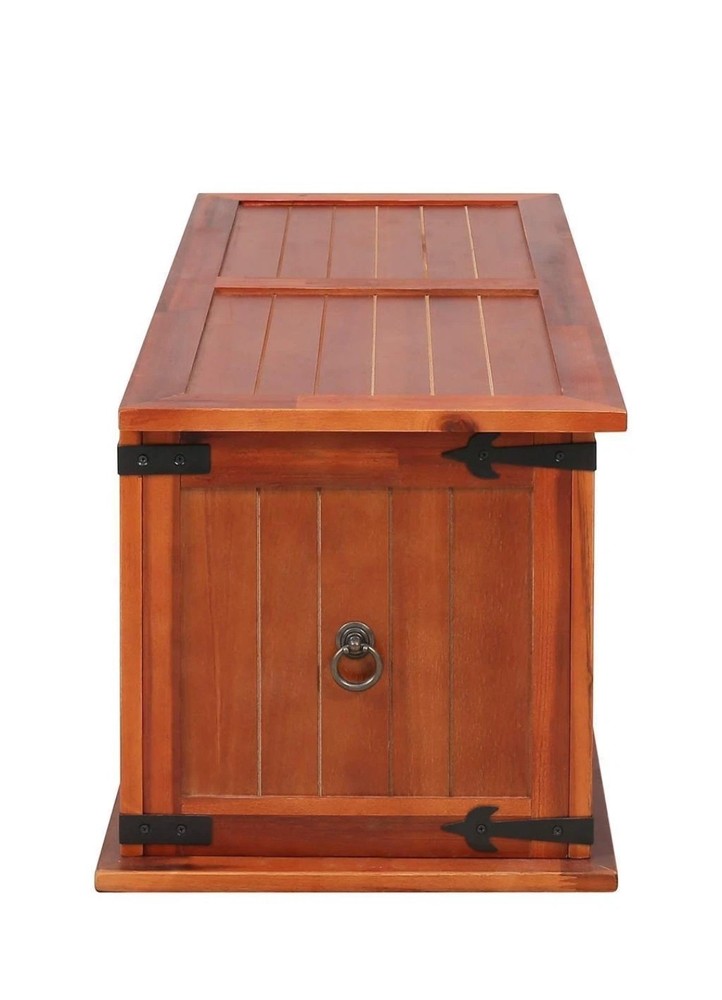 Storage Chest Brown Solid Acacia wood, MDF