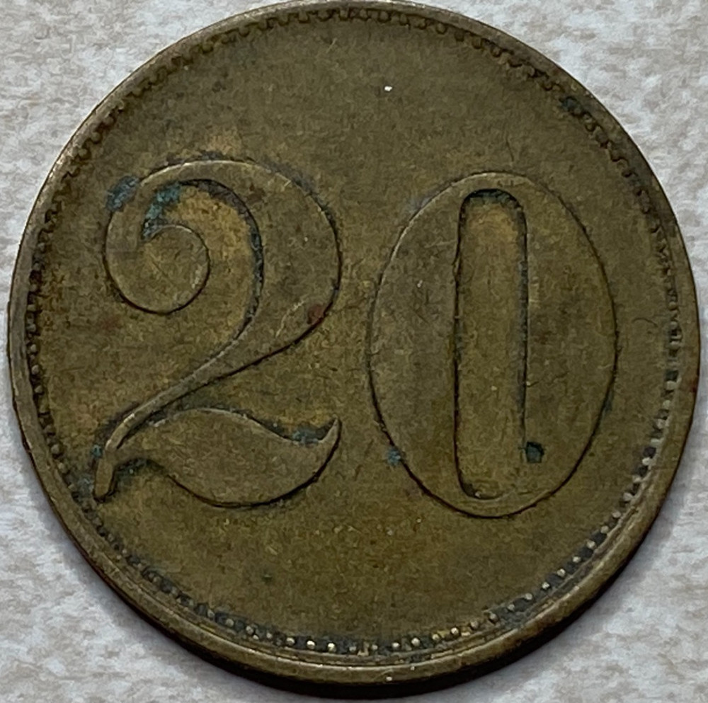 20 Machine Slot Arcade Token T8730