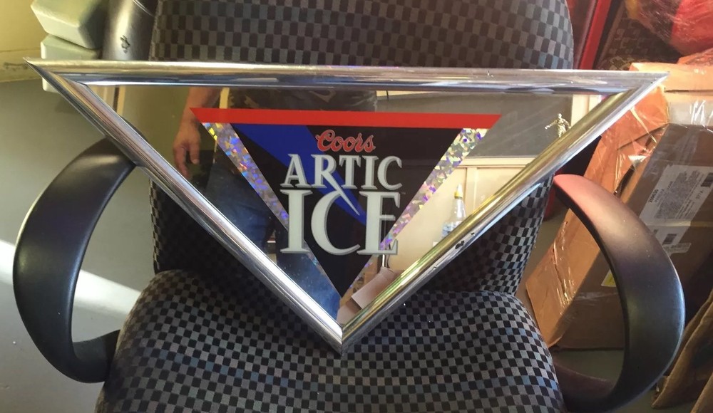 Vintage Artic Ice Beer Mirror 1995