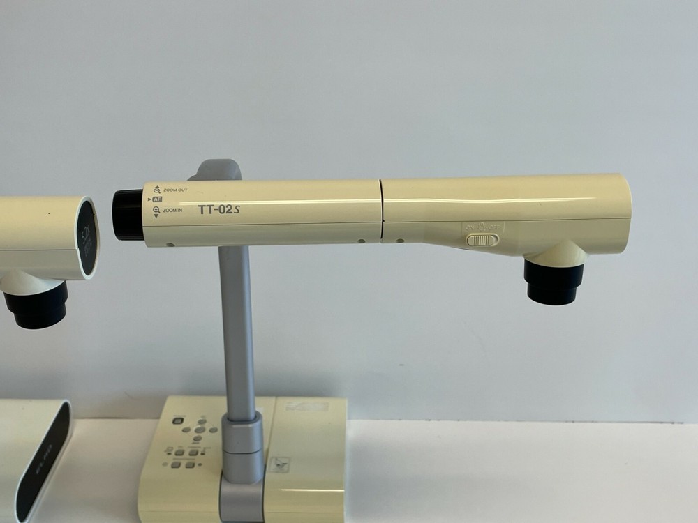 Lot of 2 Elmo Model TT-02S USB VGA Document Camera Visual Presenter