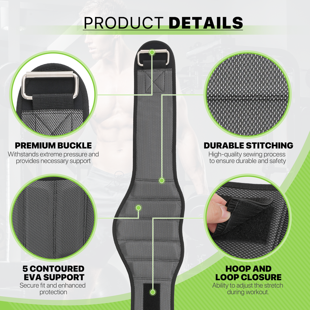 Weight Lifting Belt Gym Bodybuilding Powerlifting Back Support Strength Training