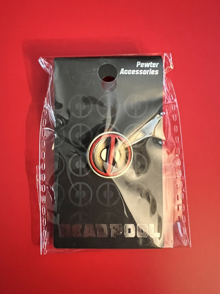 Deadpool Logo Colored Pewter Lapel Pin 2cm New