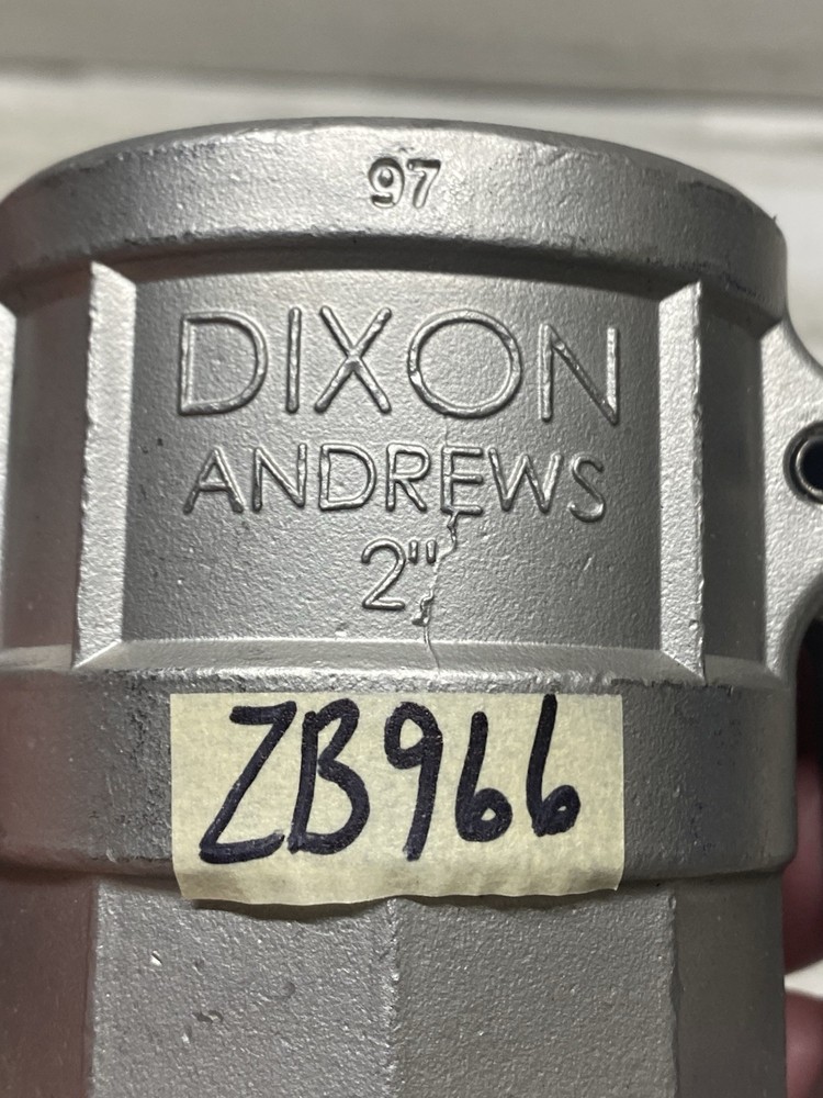 Dixon Andrews 200-D Female Coupler 2" New