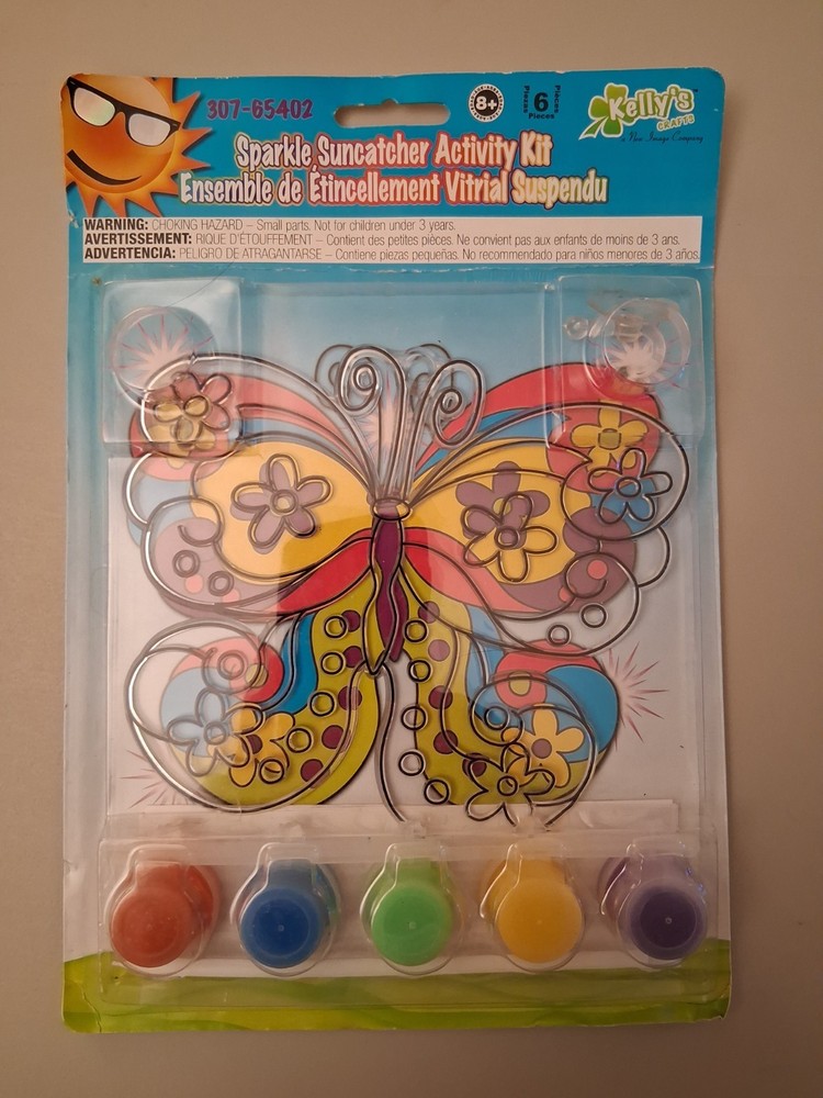 READY TO PAINT SUNCATCHER LARGE BUTTERFLY