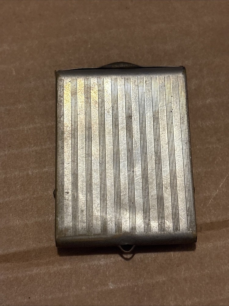Vintage Brass Matchbook Safe