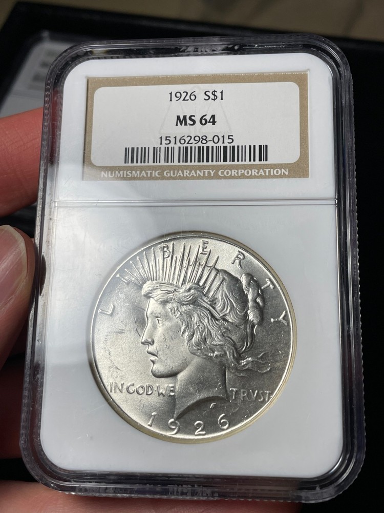 1926 NGC MS64 Peace Silver Dollar