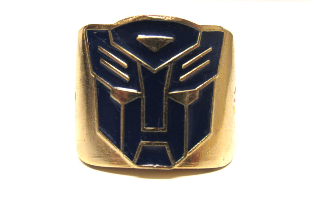 TRANSFORMERS 2007 NEW VINTAGE CAST CREW GIFT HAT & AUTOBOT RING SET