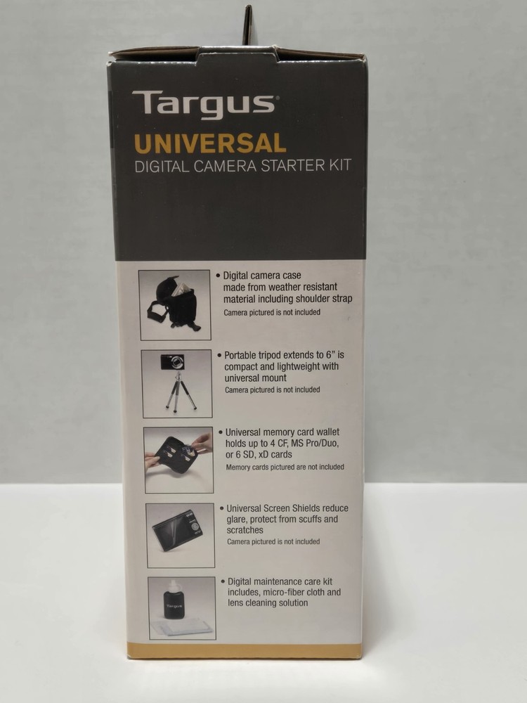 Targus Digital TGK-WM200 Universal Camera Starter Kit New