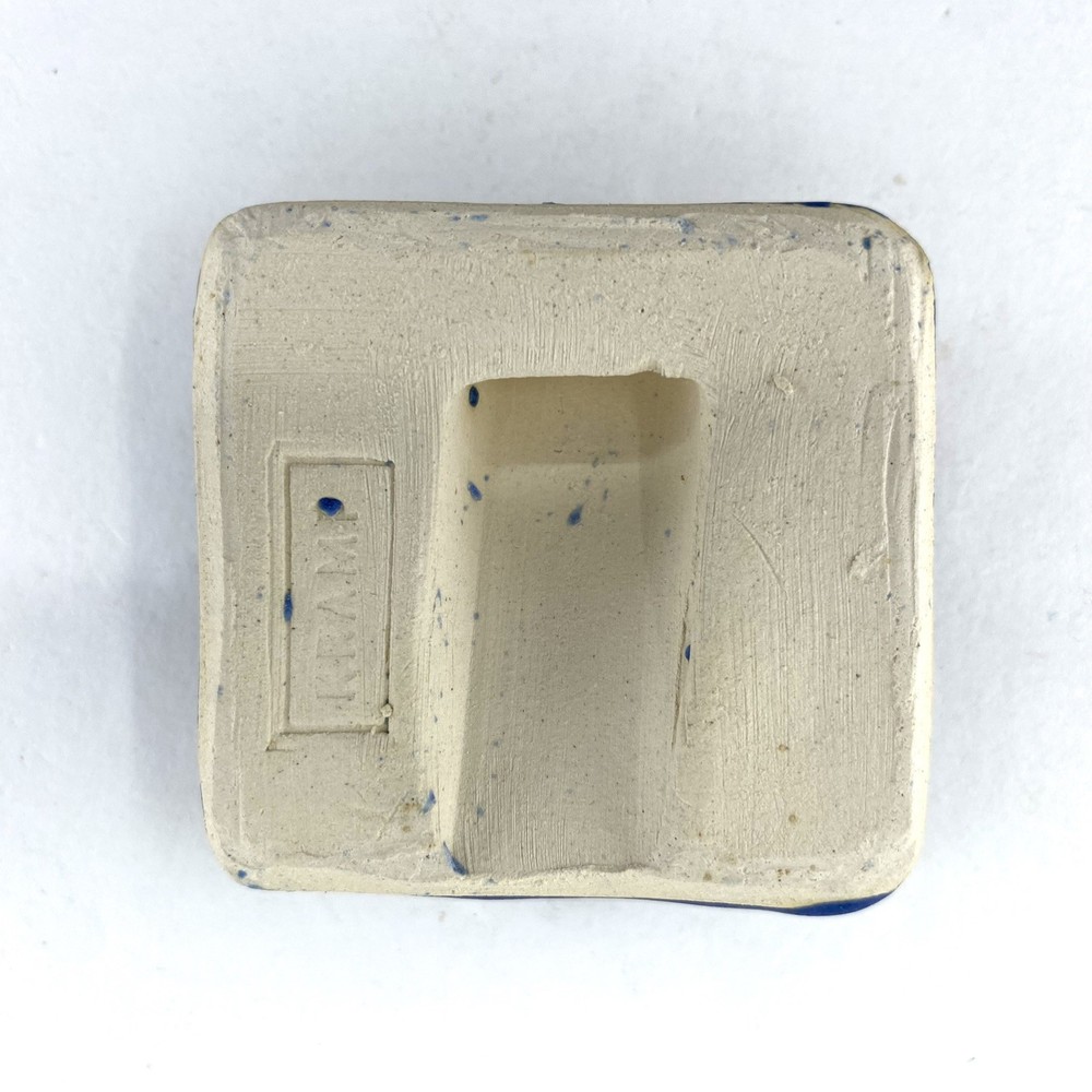 Smart Heart 2x2" Ceramic Art Tile by Gretchen Kramp