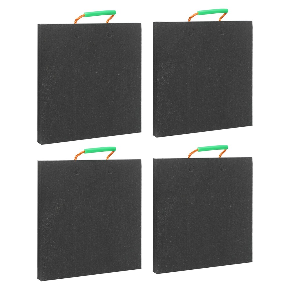 4pc Heavy Duty Stabilizing Blocks Outrigger Pads Square Support Pads with Handle