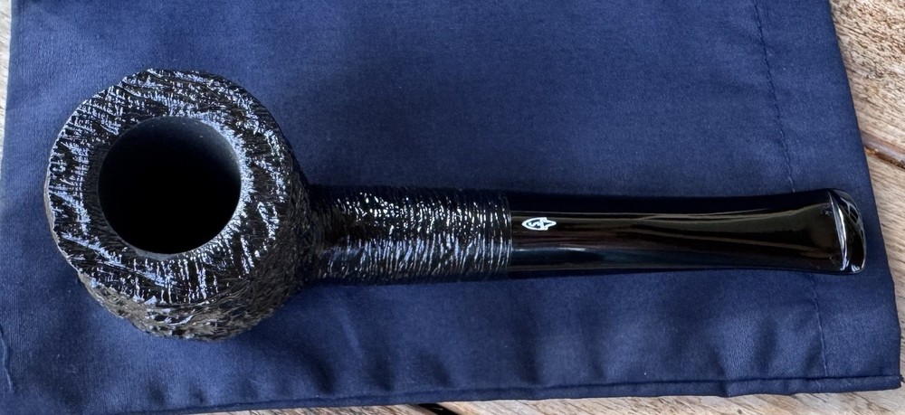 Savinelli 150th Anniversary Capri Rusticated Billiard (141 KS) Pipe - New