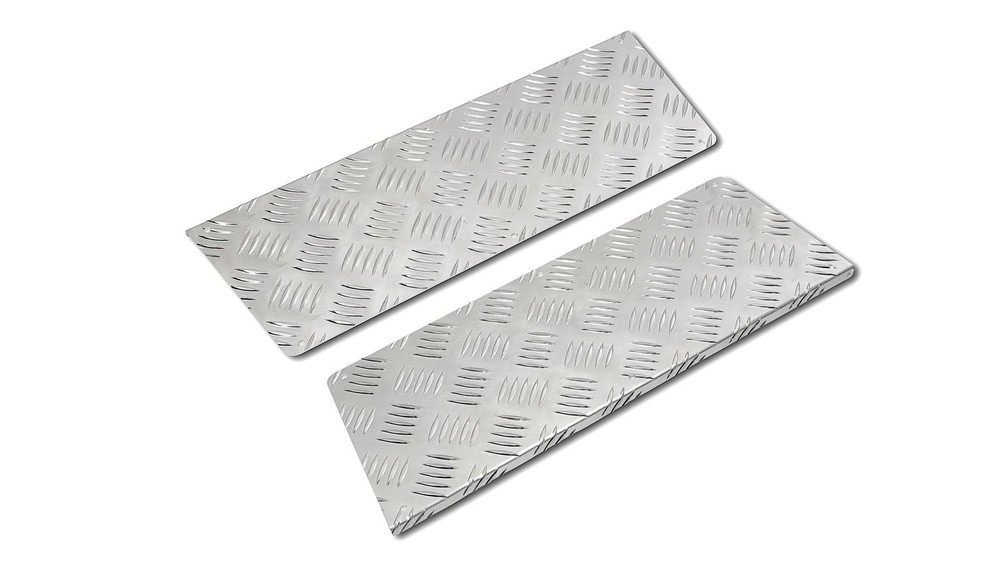 Front Interior Step Cover for Ford Transit Custom (V710) 2023 - Silver
