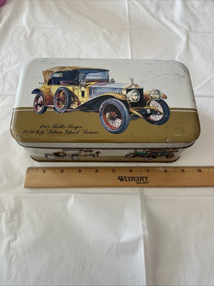 Vintage Rolls Royce Tin