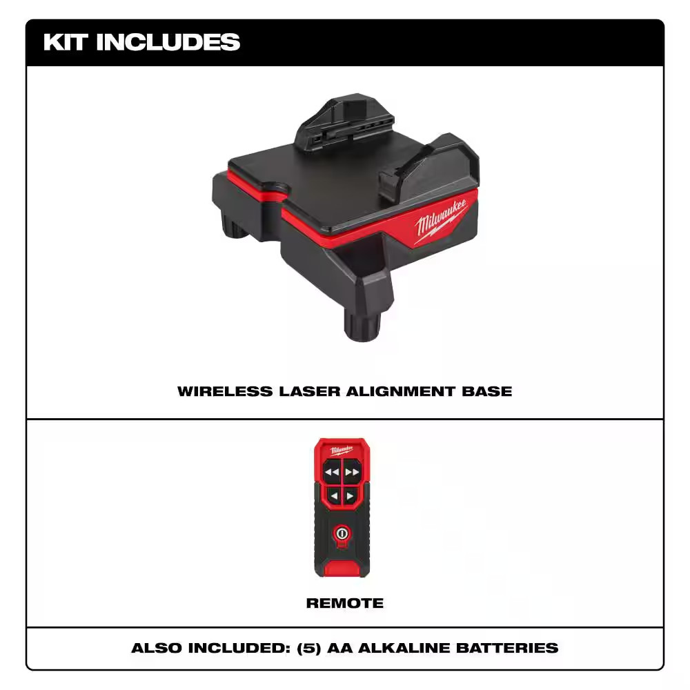 Wireless Laser Level Alignment Base with Remote